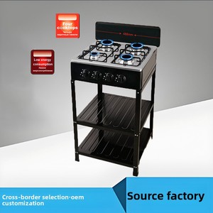 Cocina <span class=keywords><strong>de</strong></span> Gas <span class=keywords><strong>de</strong></span> Alta Calidad con 4 Quemadores <span class=keywords><strong>de</strong></span> Acero Inoxidable, Soporte para Sartenes <span class=keywords><strong>de</strong></span> Hierro Fundido, Dispositivo <span class=keywords><strong>de</strong></span> Apagado <span class=keywords><strong>de</strong></span> Llama, <span class=keywords><strong>Estufa</strong></span> <span class=keywords><strong>de</strong></span> GLP/GN para Familias - Product Image 2