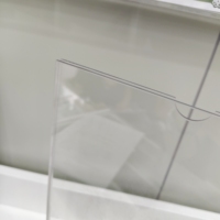 Boîte de rangement transparente en acrylique vert pour comptoir, meuble-lavabo et articles quotidiens