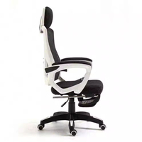 Chaise de bureau ergonomique contemporaine de direction, inclinable et pivotante, en maille, avec hauteur réglable, pour la maison et le bureau