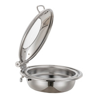 Autres fournitures hôtelières et de restauration, ensemble de réchauds en acier inoxydable de 6 L, réchaud à buffet avec couvercle