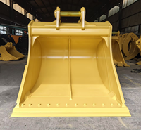 Bucket Lumpur Excavator RSBM 1-30 Ton, Bucket Pembersih Parit Tahan Lama dengan Baja NM400 untuk Excavator Mini & Besar