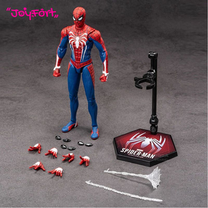 ZD Toys Original véritable Spider-man-<span class=keywords><strong>costume</strong></span> de combat avancé 18cm/7in 1/10 échelle figurine modèle mobile Figurine à collectionner - Product Image 2