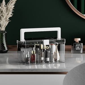 Caja de Almacenamiento Plegable de Gran Capacidad YHYP <span class=keywords><strong>para</strong></span> Artículos <span class=keywords><strong>Pequeños</strong></span>, Mascarillas, Viajes, Primeros Auxilios, con Tapa Transparente de Material PP, Apta <span class=keywords><strong>para</strong></span> Lavavajillas - Product Image 4