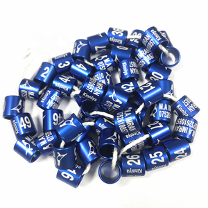 Persoonlijke metalen papegaai vogel duif beenbanden kip voet ringen haan ring - Product Image 6