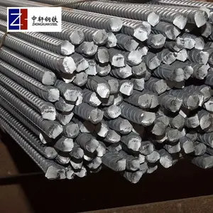 Di alta qualità 10mm 12mm in acciaio tondo per cemento armato hrb400 hrb500 barre di ferro deformate in acciaio per la costruzione