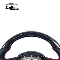 Volant de course personnalisé en carbone forgé rouge pour Dodge Challenger Hellcat Charger Scat Pack pour Jeep SRT Trackhawk