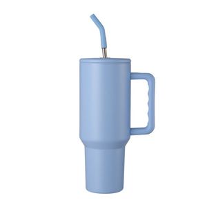 Insulated H3.0 <b>Handle</b> Car <b>Tumbler</b> <b>40oz</b> Travel Mug Lid Straw Anti-Slip OEM ODM Custom Logo - Product Image 3