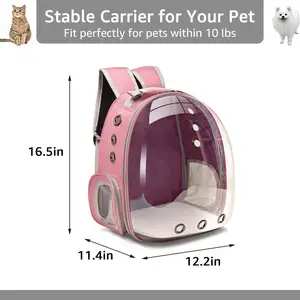 Hot Selling Transparent Space Capsule Katzen rucksack Outdoor Schulter großer Raum Pet Carrier