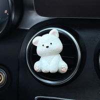Diffuseur de parfum pour voiture en forme de chien à gros nez, décoration de chiot de dessin animé