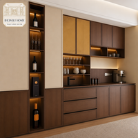 Buffet sur mesure pour toute la maison, armoire de salle à manger, unité de rangement intégrée avec tiroirs et étagères