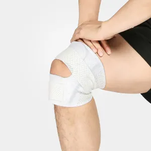 Support de genou méniscal mince soutien de pression en cours d'exécution protecteur de genou respirant sangle rotulienne soutien du genou