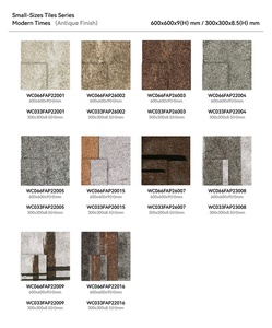 Phong cách Pháp sàn gạch ceramic ánh sáng màu nâu 600x600 men vitrified gạch mộc mạc chống trượt ngoài trời gạch ceramic Jordan
