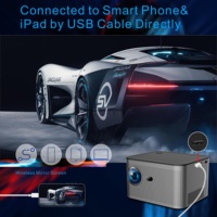 Usine HY350 Android 11.0 HY350 FHD 1080P Projecteur Correction trapézoïdale automatique Beamer Short Throw Portable Home Proyector