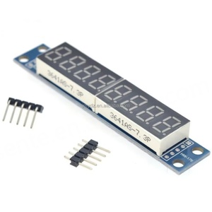 MAX7219 7 เซกเมนต์ 8 หลัก จอแสดงผลแบบหลอด รองรับไมโครคอนโทรลเลอร์ โมดูลควบคุมแบบเรียงซ้อน สำหรับ Arduino MCU/51/AVR/STM32 - Product Image 2