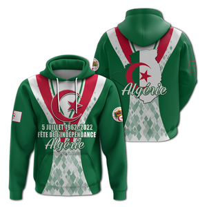 Vente en Gros Faible QMC ODM OEM Expédition Personnalisée Rapide Hoodies en Polyester Algérie Hoodie de Football « <span class=keywords><strong>Allez</strong></span> <span class=keywords><strong>les</strong></span> <span class=keywords><strong>Verts</strong></span> » Sweatshirt pour Événement Régulier - Product Image 4