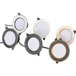 ไฟดาวน์ไลท์ LED แบบกลมสำหรับบ้านอพาร์ทเมนต์โรงแรมชิป SMD แบบปรับได้7W 9W 30W ฝังรูเพดาน - Product Image 1