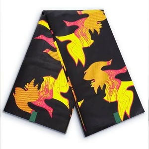 Tissu en coton imprimé à la cire africaine personnalisé de haute qualité <span class=keywords><strong>pagne</strong></span> hollande motifs vibrants vêtements traditionnels utilisation personnalisée - Product Image 5