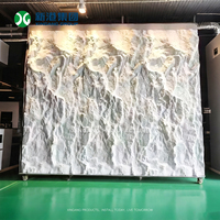 Panneau mural décoratif en texture de roche de montagne en relief 3D, revêtement mural imperméable, écologique, pour mur d'accentuation intérieur