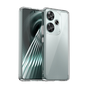 Para Xiaomi Poco F6 Clear Case, Candy Color Soft TPU Bumper + Hard Acrylic <span class=keywords><strong>2</strong></span> en 1 Funda de teléfono móvil a prueba de golpes para <span class=keywords><strong>Redmi</strong></span> Turbo 3 - Product Image 1