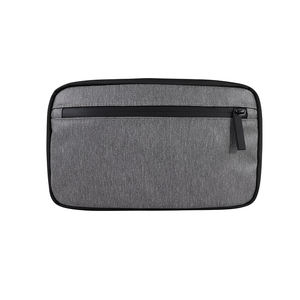 2024 personnalisé luxe mode hommes Polyester tissu pour pochette de gymnastique résistant à l'eau voyage organisateur fermeture à glissière - Product Image 5