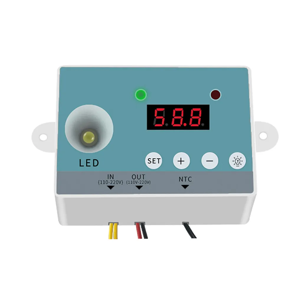 AC110-220V温度調整可能温度コントローラー (1Mケーブル付き) WHT-10卵テスター付き