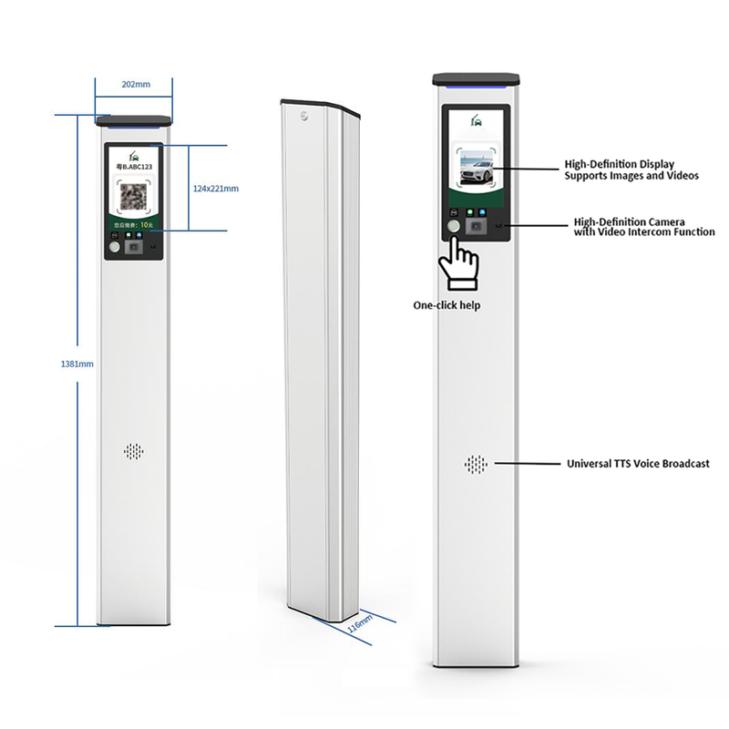 Outdoor Security Car Parking Payment System