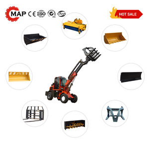 Carregadeira telescópica de rodas <span class=keywords><strong>1.4</strong></span> Ton Pá carregadeira telescópica Telehandler chinesa Balde carregadeira de rodas para venda - Product Image 3