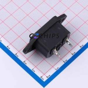 RT-C14-C00B-0A-Z AC Power Connector Through hole Component (THT) Connector IEC 320-C14 1 3 Panel Mount - Product Image 2