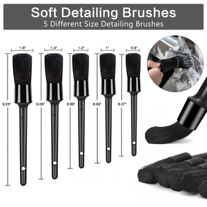 33 PCS Car Wash Cleaning Kit With Towel Tire <b>Brush</b> Car Details Car Wash Tool <b>Brush</b> Set - Product Image 3