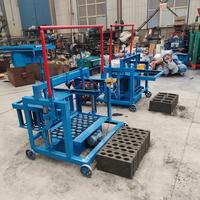 Machine automatique de fabrication de pavés avec moteur, pour la production de blocs en ciment à partir de matières premières, pour usines, routes, aménagements paysagers et bâtiments
