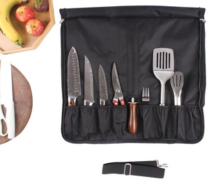 Sac à outils pour couteaux à <span class=keywords><strong>couverts</strong></span> de camping, portefeuille portable pour couteaux, porte-pochette pour couteaux à <span class=keywords><strong>couverts</strong></span> multifonctions - Product Image 1
