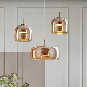 <span class=keywords><strong>Lampe</strong></span> suspendue LED ovale en <span class=keywords><strong>verre</strong></span>, style nordique rétro, pour la décoration <span class=keywords><strong>de</strong></span> la maison, <span class=keywords><strong>de</strong></span> la cuisine, <span class=keywords><strong>de</strong></span> la salle à manger, <span class=keywords><strong>de</strong></span> la chambre à coucher - Product Image 3
