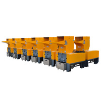 Granulateur de recyclage plastique, broyeur de déchets, concasseur de bouteilles PET, machine de découpe, déchiqueteuse multifonctionnelle à moteur