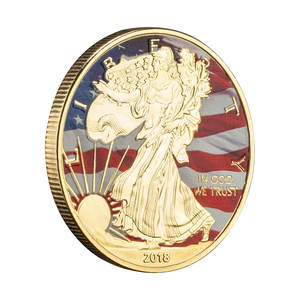 Позолоченные металлические монеты свободы США сувенирная Подарочная медаль ремесло - Product Image 5