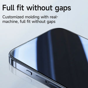 ฟิล์มกระจกนิรภัยแบบกันรอยพิมพ์ลายไหมสำหรับ iPhone 11 12 13 14 15/16 17 18 Pro Max - Product Image 4