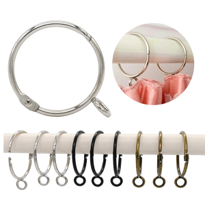 Stainless Steel <b>Curtain</b> Ring with Eyelet Rustproof <b>Curtain</b> Grommet Rings <b>for</b> <b>Bedroom</b> - Product Image 2