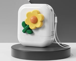 Nuevo estilo flores estilo Ins 4 colores juguete niños sello patrón personalizado <span class=keywords><strong>nombre</strong></span> Flash sello - Product Image 2