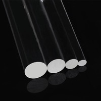 Tige carrée en acrylique personnalisée Barre bâton transparente Bâton solide Polygone transparent Pentagone Hexagone s Rod
