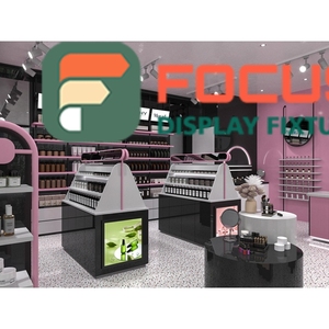 Contemporary Retail Project Recycled Material Kiosk Display Store Solution Makeup Store Interior Design - Product Image 5