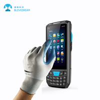 Colector de Datos Móvil Blovedream PDA Industrial Robusto Android con Lector NFC y Escáner de Código de Barras Láser 1D 2D