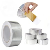 Ruban adhésif en aluminium idéal pour l'étanchéité et la réparation des conduites de climatisation chaudes et froides, et pour la cuisine