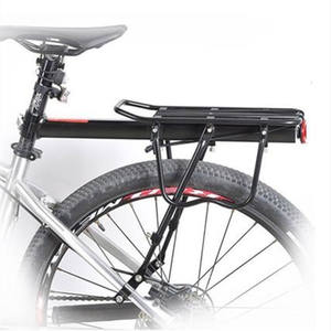 Porte-bagages arrière en aluminium pour vélo, détachable, pour VTT, avec fixation rapide pour freins à disque et V-brake - Product Image 3
