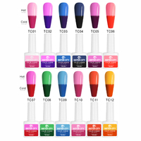 Vernis à ongles UV thermochromes de créateur, non toxique et écologique, en flacon, pour salons de manucure professionnels, fabriqué en Chine