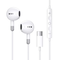 Écouteurs filaires USB-C avec micro et contrôle du volume, Plug & Play, pour iPhone 17, 16, 15