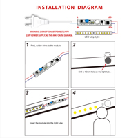 Módulo de Sensor de Movimiento PIR Xinshenglu |   110V/220V 1-3M IP21 |   Control de Iluminación para Armarios LED, Vestidores y Escaleras |   Hogar Inteligente