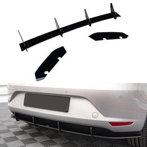 Rear Lip Blade For Seat Leon Hatchback Mk3 2013 2016 Glossy Black PP Material Rear Bumper Modification - Product Image 1