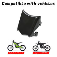 Échantillon Gratuit Plaque Moto Brillante en PVC Plaque d'Immatriculation Avant Noire Accessoires Moto Compatible avec Surron Light Bee