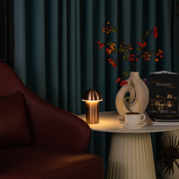 Lampe de table sans fil rechargeable en aluminium, vente en gros, indice de protection IP54, télécommande, pièce de décoration élégante pour la chambre à coucher