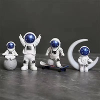 Figurine d'astronaute en résine de qualité supérieure, artisanat d'art, décorations pour la maison, Statue en polyrésine, figurine d'astronaute