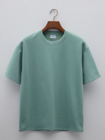T-shirt surdimensionné en coton polyester uni en gros OEM, poids lourd, logo 3D personnalisé en mousse, impression en relief, t-shirts pour hommes